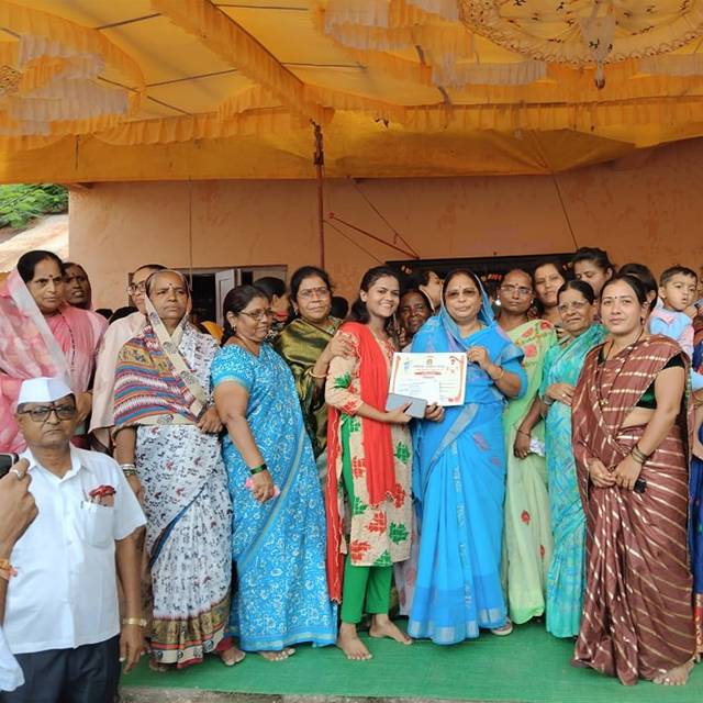 Manjula Gavit with community